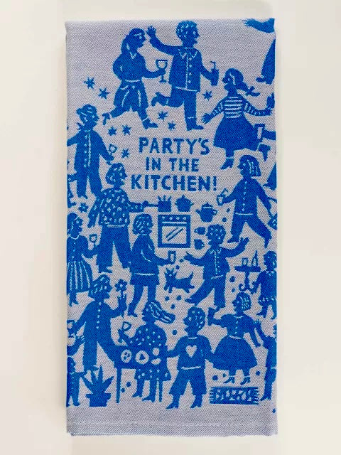 PARTY'S IN THE KITCHEN DISH TOWEL