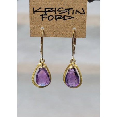 Kristin Ford Amethyst Earrings